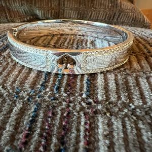 Kate Spade silver bangle bracelet